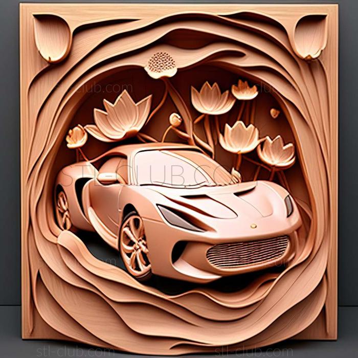 3D мадэль Lotus Evora (STL)